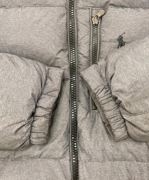 POLO RALPH LAUREN（ポロ・ラルフローレン）POLO RALPH LAUREN (ポロ・ラルフローレン) フード付きダウンジャケット グレー サイズ:Mの古着・服飾アイテム