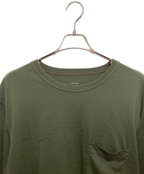 LEMAIRE（ルメール）LEMAIRE (ルメール) Patch Pocket T-Shirt オリーブ サイズ:Sの古着・服飾アイテム