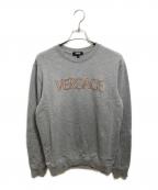 VERSACEヴェルサーチ）の古着「ロゴスウェット」｜グレー