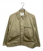 STUDIO NICHOLSONスタジオ ニコルソン）の古着「KANGAROO POCKET OVER SHIRT」｜カーキ
