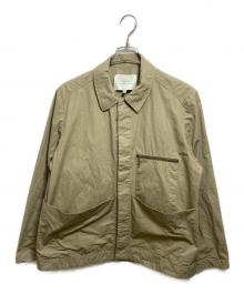 STUDIO NICHOLSON（スタジオ ニコルソン）の古着「KANGAROO POCKET OVER SHIRT」｜カーキ