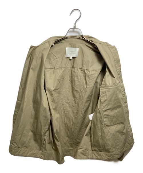 STUDIO NICHOLSON（スタジオ ニコルソン）STUDIO NICHOLSON (スタジオ ニコルソン) KANGAROO POCKET OVER SHIRT カーキ サイズ:Mの古着・服飾アイテム