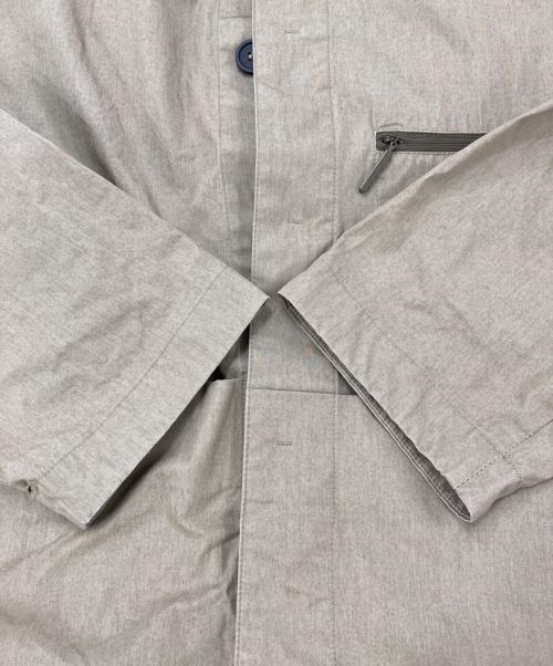 STUDIO NICHOLSON（スタジオ ニコルソン）STUDIO NICHOLSON (スタジオ ニコルソン) KANGAROO POCKET OVER SHIRT カーキ サイズ:Mの古着・服飾アイテム