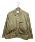 STUDIO NICHOLSON（スタジオ ニコルソン）の古着「KANGAROO POCKET OVER SHIRT」｜カーキ