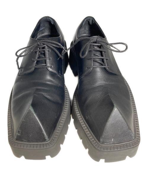 BALENCIAGA（バレンシアガ）BALENCIAGA (バレンシアガ) RHINO ダービーシューズ ブラック サイズ:37の古着・服飾アイテム