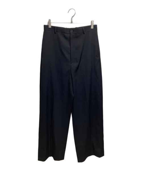 BALENCIAGA（バレンシアガ）BALENCIAGA (バレンシアガ) センタープレスワイドパンツ ブラック サイズ:44の古着・服飾アイテム