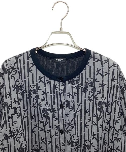 Marble SUD（マーブルシュッド）Marble SUD (マーブルシュッド) JQ bamboo pandaカーディガン グレー サイズ:表記なしの古着・服飾アイテム