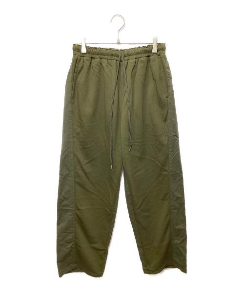Marble SUD（マーブルシュッド）Marble SUD (マーブルシュッド) コンビネーション イージーパンツ グリーン サイズ:表記なしの古着・服飾アイテム