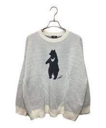 Marble SUD（マーブルシュッド）の古着「bear knit プルオーバー」｜グレー