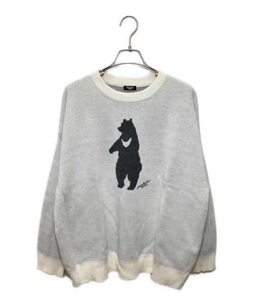 Marble SUD（マーブルシュッド）Marble SUD (マーブルシュッド) bear knit プルオーバー グレー サイズ:表記なしの古着・服飾アイテム