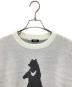 Marble SUD (マーブルシュッド) bear knit プルオーバー グレー サイズ:表記なし：5000円