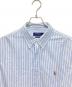 POLO RALPH LAUREN (ポロ・ラルフローレン) ストライプBDシャツ スカイブルー サイズ:XL：5000円