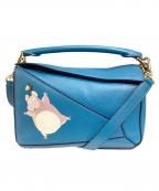 LOEWE×スタジオジブリロエベ×スタジオジブリ）の古着「坊ネズミ パズルバッグ スモール 2WAYバッグ　」｜ブルー