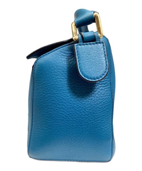 LOEWE（ロエベ）LOEWE (ロエベ) スタジオジブリ (スタジオジブリ) 坊ネズミ パズルバッグ スモール 2WAYバッグ　 ブルーの古着・服飾アイテム