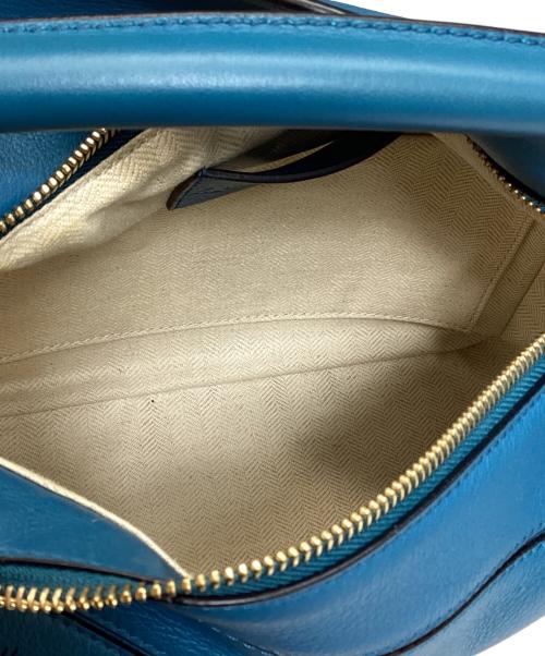 LOEWE（ロエベ）LOEWE (ロエベ) スタジオジブリ (スタジオジブリ) 坊ネズミ パズルバッグ スモール 2WAYバッグ　 ブルーの古着・服飾アイテム