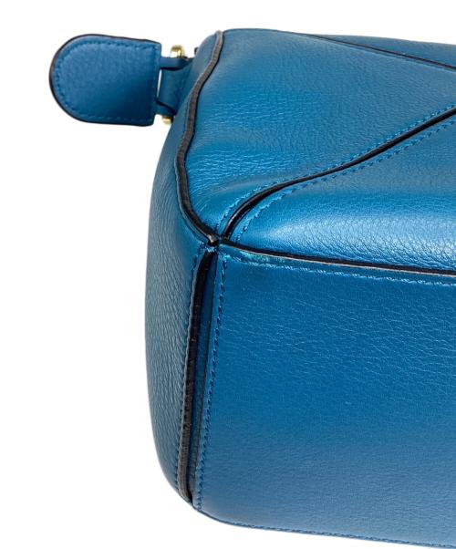 LOEWE（ロエベ）LOEWE (ロエベ) スタジオジブリ (スタジオジブリ) 坊ネズミ パズルバッグ スモール 2WAYバッグ　 ブルーの古着・服飾アイテム