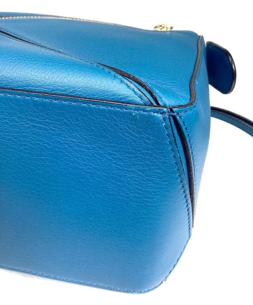 LOEWE（ロエベ）LOEWE (ロエベ) スタジオジブリ (スタジオジブリ) 坊ネズミ パズルバッグ スモール 2WAYバッグ　 ブルーの古着・服飾アイテム