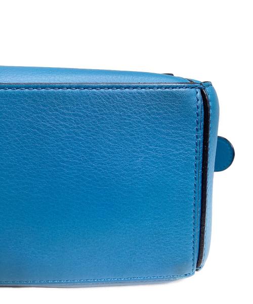 LOEWE（ロエベ）LOEWE (ロエベ) スタジオジブリ (スタジオジブリ) 坊ネズミ パズルバッグ スモール 2WAYバッグ　 ブルーの古着・服飾アイテム