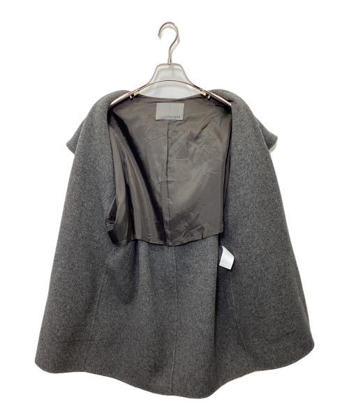 uncrave（アンクレイヴ）uncrave (アンクレイヴ) アンチマイクロバイアル リバー フーデット ショートコート グレー サイズ:1の古着・服飾アイテム