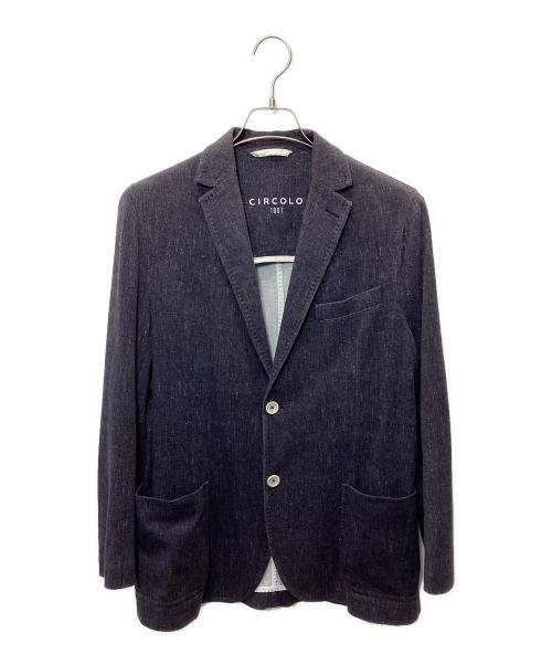 CIRCOLO 1901（チルコロ1901）Circolo 1901 (チルコロ1901) テーラードジャケット インディゴ サイズ:48の古着・服飾アイテム