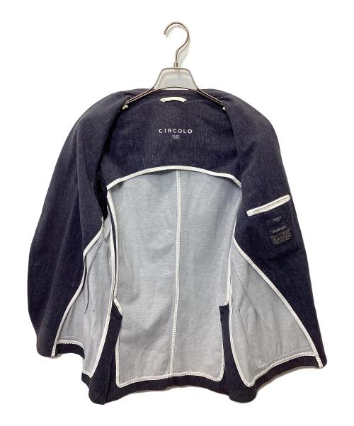 CIRCOLO 1901（チルコロ1901）Circolo 1901 (チルコロ1901) テーラードジャケット インディゴ サイズ:48の古着・服飾アイテム