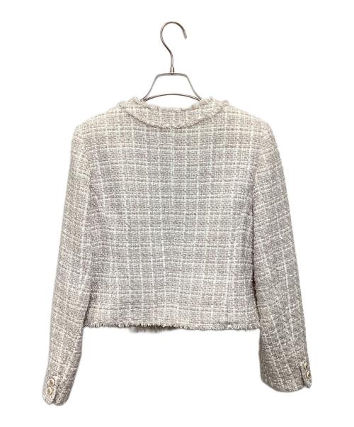 HER LIP TO（ハーリップトゥ）HER LIP TO (ハーリップトゥ) Grace Tweed Jacket ピンク サイズ:Mの古着・服飾アイテム