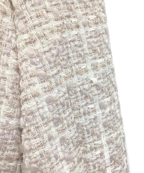 HER LIP TO（ハーリップトゥ）HER LIP TO (ハーリップトゥ) Grace Tweed Jacket ピンク サイズ:Mの古着・服飾アイテム