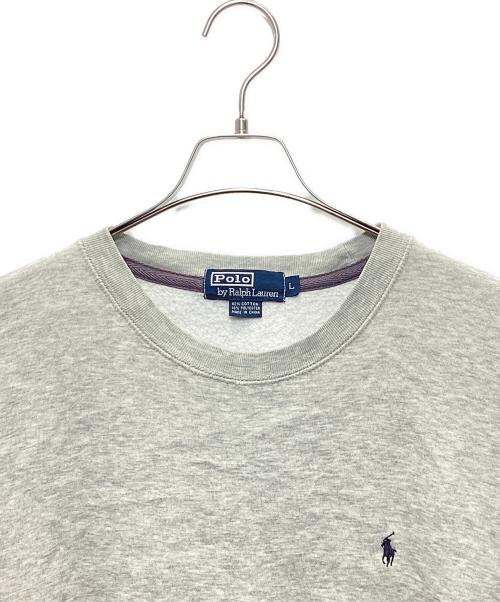 POLO RALPH LAUREN（ポロ・ラルフローレン）POLO RALPH LAUREN (ポロ・ラルフローレン) スウェット グレー サイズ:Lの古着・服飾アイテム