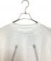 MM6 Maison Margiela (エムエムシックスメゾンマルジェラ) ジッププリントロングカットソー ホワイト サイズ:M：15000円