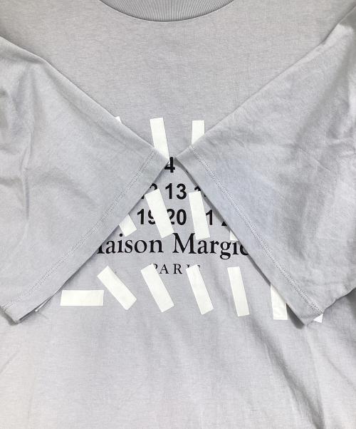 Maison Margiela（メゾンマルジェラ）Maison Margiela (メゾンマルジェラ) ロゴカットソー グレー サイズ:46の古着・服飾アイテム