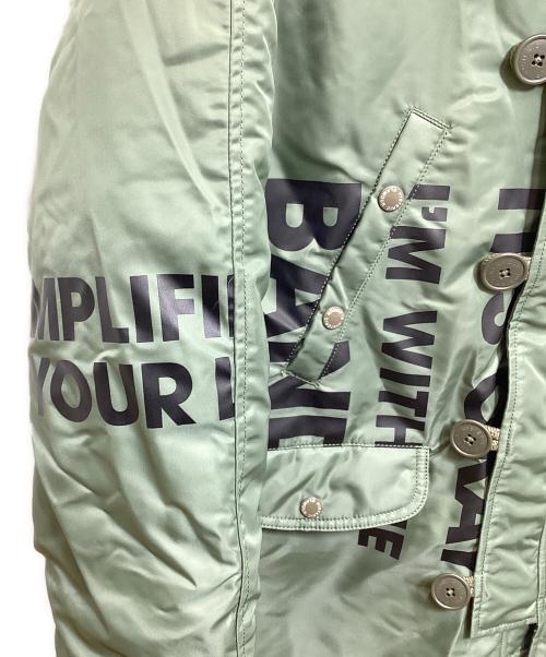 Hysteric Glamour（ヒステリックグラマー）Hysteric Glamour (ヒステリックグラマー) プリマロフトエアフォース LOGO SCRATCH N-3B コート グリーン サイズ:Ｍの古着・服飾アイテム