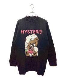 Hysteric Glamour（ヒステリックグラマー）の古着「ヒスベアニット」｜ブラック