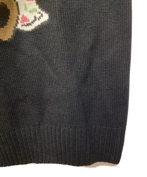 Hysteric Glamour（ヒステリックグラマー）Hysteric Glamour (ヒステリックグラマー) ヒスベアニット ブラック サイズ:FREE 未使用品の古着・服飾アイテム