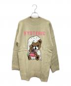 Hysteric Glamourヒステリックグラマー）の古着「ヒスベアニット」｜ベージュ