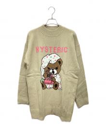 Hysteric Glamour（ヒステリックグラマー）の古着「ヒスベアニット」｜ベージュ