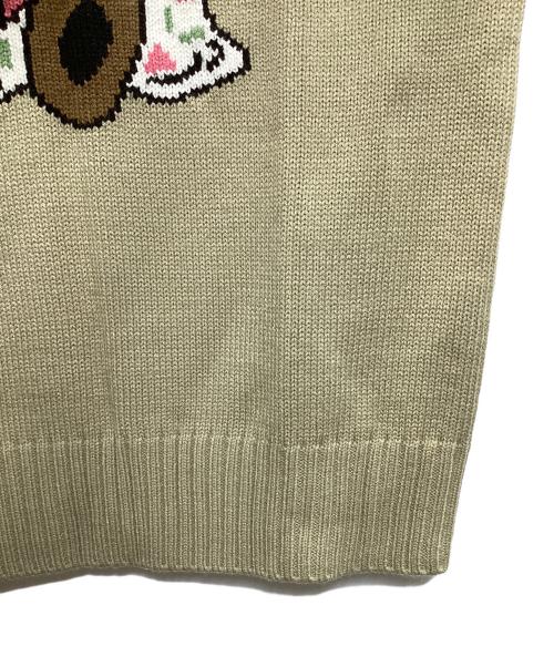 Hysteric Glamour（ヒステリックグラマー）Hysteric Glamour (ヒステリックグラマー) ヒスベアニット ベージュ サイズ:FREE 未使用品の古着・服飾アイテム