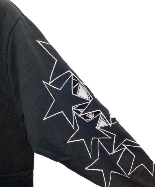 Hysteric Glamour（ヒステリックグラマー）Hysteric Glamour (ヒステリックグラマー) SEARCH AND DESTROY プリントスウェット ブラック サイズ:FREE 未使用品の古着・服飾アイテム