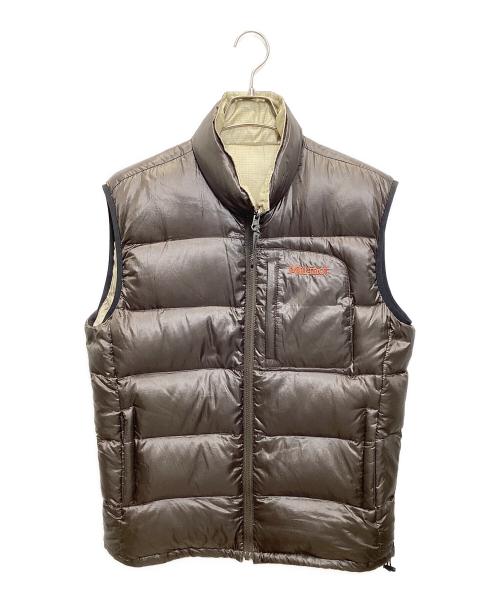 MARMOT（マーモット）MARMOT (マーモット) ダウンベスト ブラウン サイズ:Lの古着・服飾アイテム