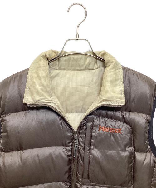 MARMOT（マーモット）MARMOT (マーモット) ダウンベスト ブラウン サイズ:Lの古着・服飾アイテム