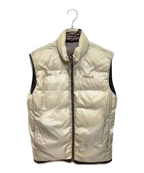 MARMOT（マーモット）MARMOT (マーモット) ダウンベスト ブラウン サイズ:Lの古着・服飾アイテム