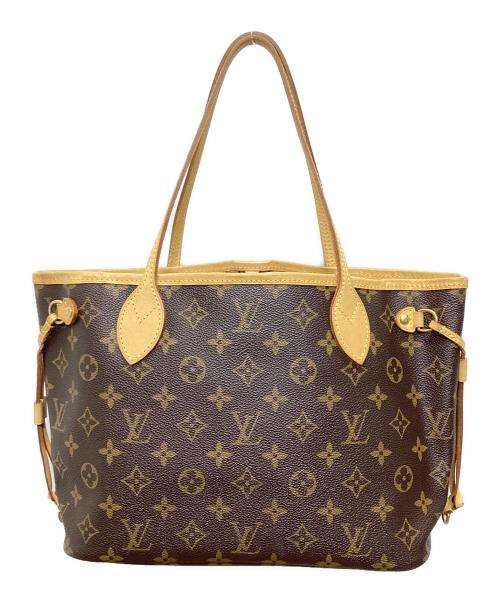 LOUIS VUITTON（ルイ ヴィトン）LOUIS VUITTON (ルイ ヴィトン) トートバッグ モノグラム ネヴァーフルPM ブラウンの古着・服飾アイテム