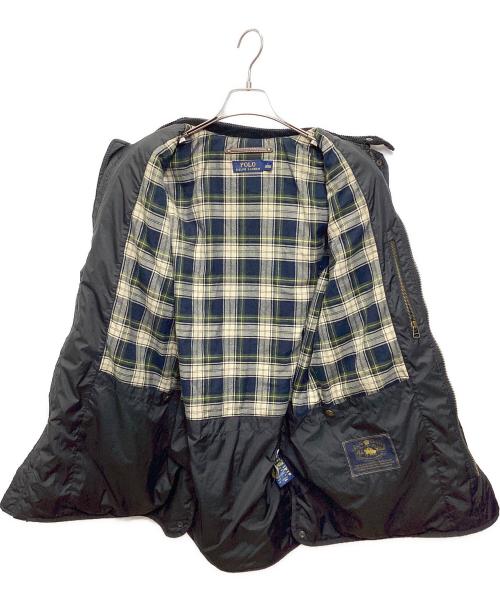 POLO RALPH LAUREN（ポロ・ラルフローレン）POLO RALPH LAUREN (ポロ・ラルフローレン) ガンパッチキルティングジャケット ブラック サイズ:Sの古着・服飾アイテム