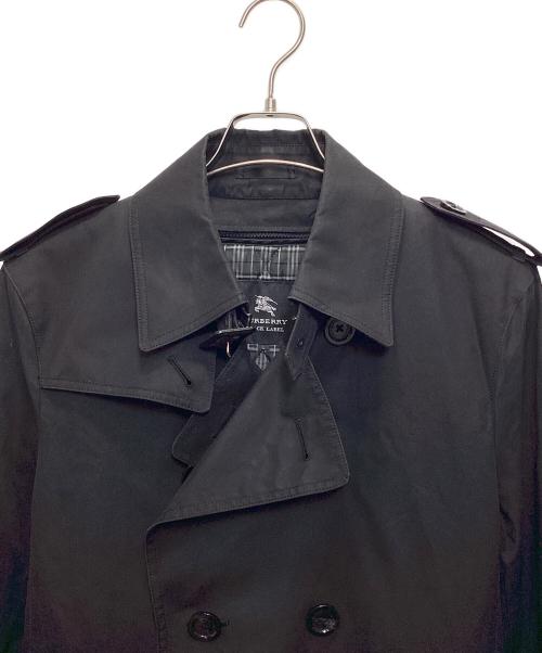 BURBERRY BLACK LABEL（バーバリーブラックレーベル）BURBERRY BLACK LABEL (バーバリーブラックレーベル) トレンチコート ブラック サイズ:Lの古着・服飾アイテム