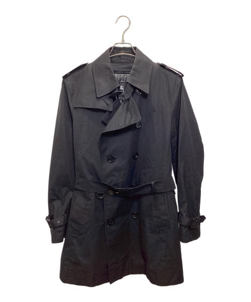 BURBERRY BLACK LABEL（バーバリーブラックレーベル）BURBERRY BLACK LABEL (バーバリーブラックレーベル) トレンチコート ブラック サイズ:Lの古着・服飾アイテム