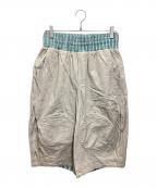 TUCKSHOPタックショップ）の古着「CORDUROY BERMUDA SHORTS」｜オフホワイト