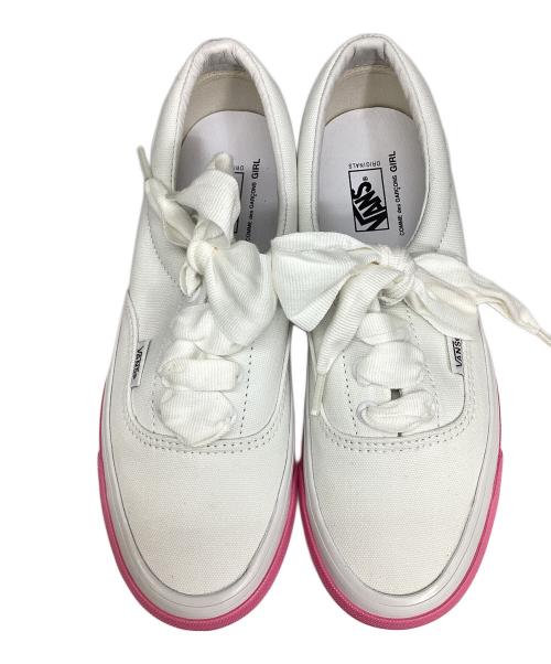 COMME des GARCONS GIRL（コムデギャルソンガール）COMME des GARCONS GIRL (コムデギャルソンガール) VANS VAULT (バンズボルト) Og ERa Lx リボンスニーカー ホワイト サイズ:23.5cm 未使用品の古着・服飾アイテム