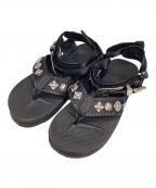 suicoke×TOGAスイコック×トーガ）の古着「TONO ウエスタンメタル ストラップサンダル」｜ブラック