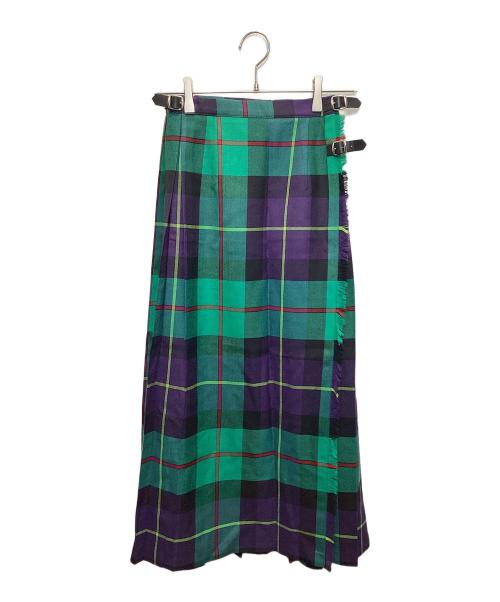 O'NEIL OF DUBLIN（オニールオブダブリン）O'NEIL OF DUBLIN (オニールオブダブリン) チェックスカート グリーン サイズ:9の古着・服飾アイテム