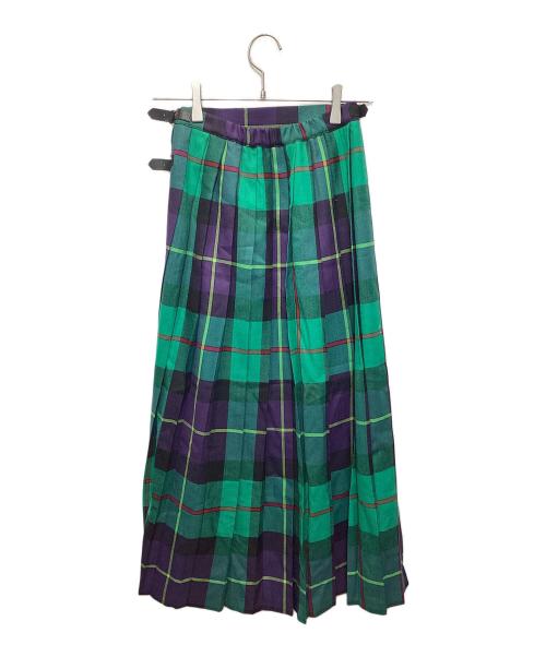 O'NEIL OF DUBLIN（オニールオブダブリン）O'NEIL OF DUBLIN (オニールオブダブリン) チェックスカート グリーン サイズ:9の古着・服飾アイテム