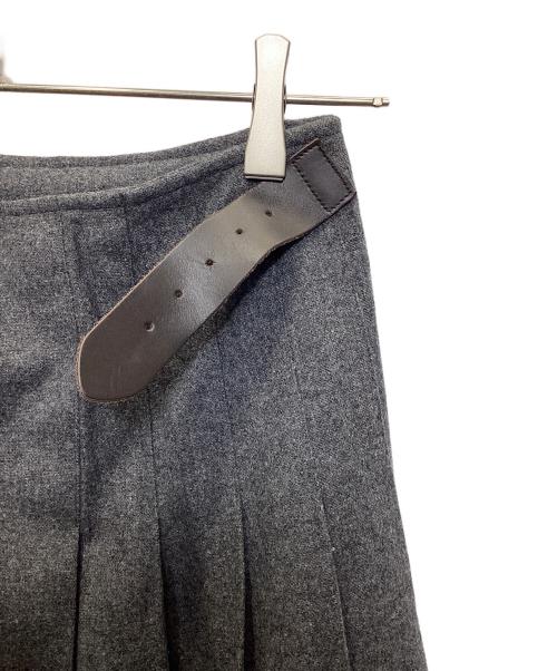 O'NEIL OF DUBLIN（オニールオブダブリン）O'NEIL OF DUBLIN (オニールオブダブリン) ウールスカート グレー サイズ:9の古着・服飾アイテム